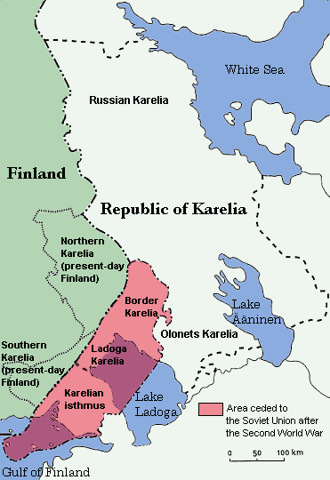 Die Regionen Kareliens